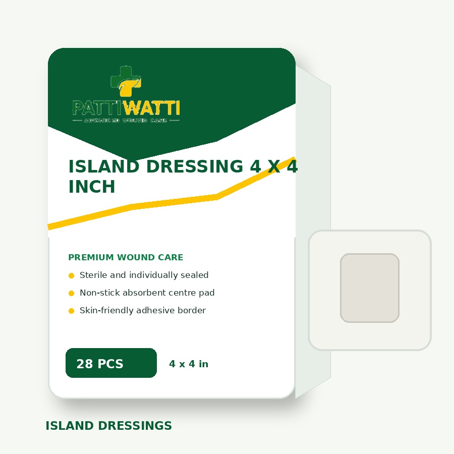 Island Dressing 4 x 4 inch - 28 Pack